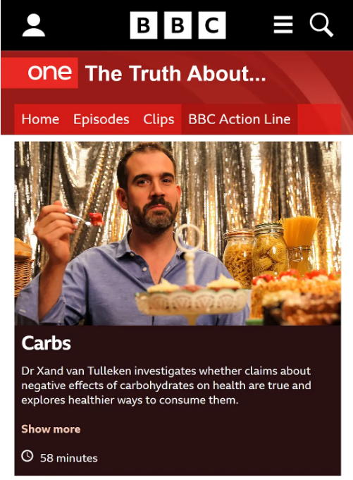 [夸克网盘]英国纪录片《碳水化合物的真相》（2018）豆瓣7.9